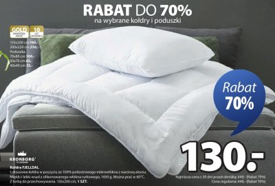 Kołdra FJELLDAL promocja w Jysk