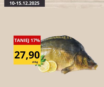 Karp świeży patroszony promocja w Supeco