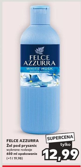 Żel do kąpieli white musk Felce azzurra promocja