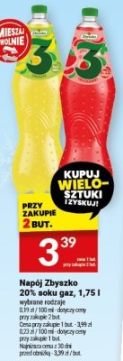 Napój Zbyszko 20% soku 1,75 l wybrane rodzaje promocja w Twój Market