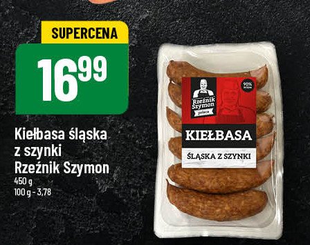 Kiełbasa śląska z szynki Rzeźnik szymon poleca promocja