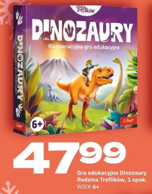 Gra edukacyjna Dinozaury Rodzina Treflików promocja w Twój Market
