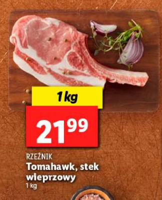 Tomahawk stek wieprzowy Rze藕nik codzienna dostawa promocja
