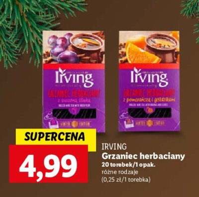 Grzaniec z pomara艅cz膮 i go藕dzikami Irving grzaniec herbaciany promocja