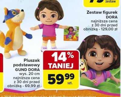 Zestaw figurek DORA promocja w Carrefour