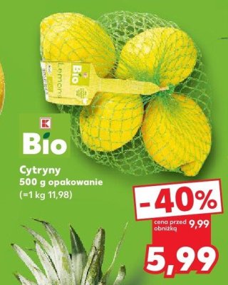 Cytryny Bio 500 g  promocja w Kaufland