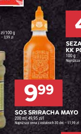 Sos sriracha mayoo kremowy chili Flying goose promocja