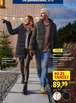 Pikowana kurtka termoaktywna męska promocja w Lidl