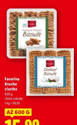 Ciastka kruche różne rodzaje promocja w Lidl