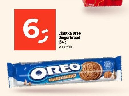 Ciastka gingerbread Oreo promocja w Dealz