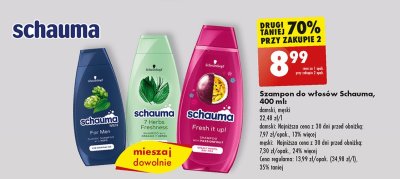 Szampon do w艂os贸w z mleczkiem z kwiat贸w passiflory Schauma promocja