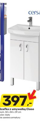 Szafka z umywalką Claso promocja w Bricomarche