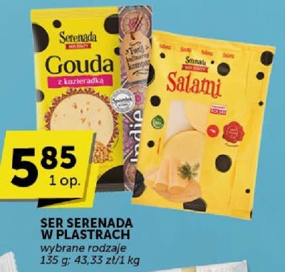 Ser Serenada w plastrach promocja w Groszek