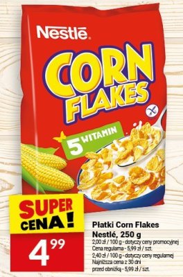Płatki Corn Flakes Nestlé, 250 g promocja w Twój Market