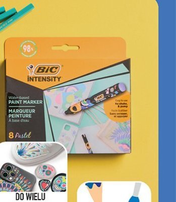Zestaw 8 markerów akrylowych promocja w Biedronka