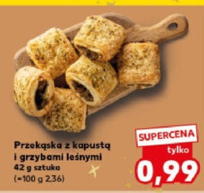 Przekąska z kapustą i grzybami leśnymi promocja w Kaufland