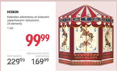 Kalendarz adwentowy ze świecami zapachowymi i dyfuzorem promocja w Rossmann