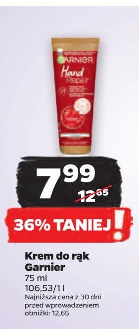 Krem do rąk regenerujący Garnier intensywna pielęgnacja skóry promocja