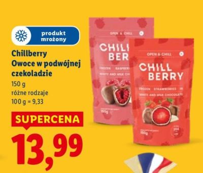 Owoce w podwójnej czekoladzie Chillberry promocja w Lidl