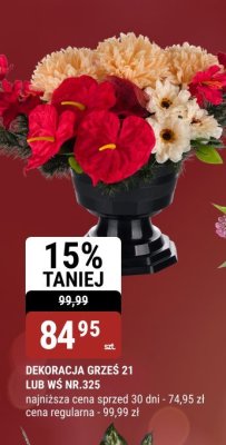 Dekoracja grześ 21 lub ws nr.325 promocja w bi1