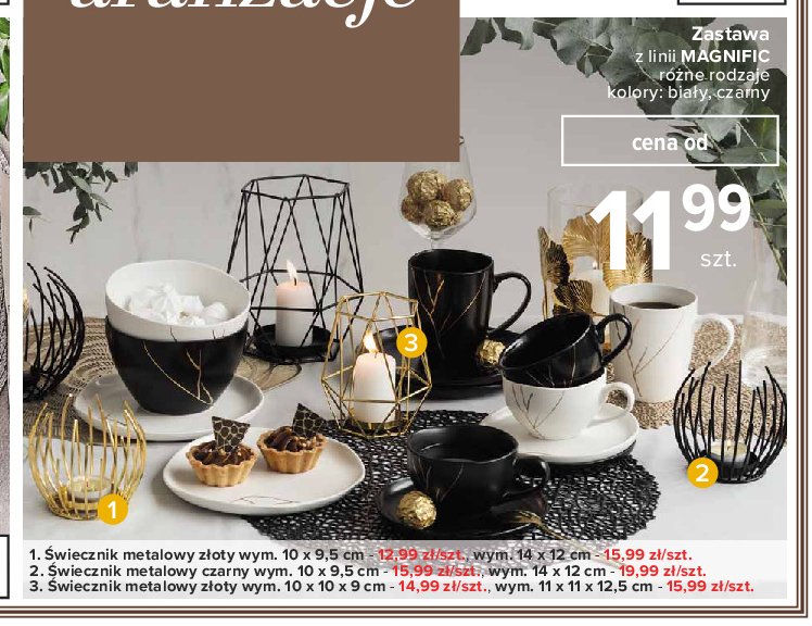 Zastawa magnific czarna Altom design promocja