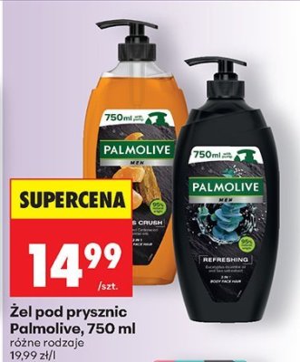 Żel pod prysznic Palmolive, 750 ml różne rodzaje promocja w Biedronka