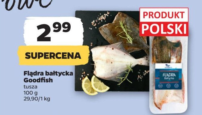 Flądra bałtycka Goodfish promocja