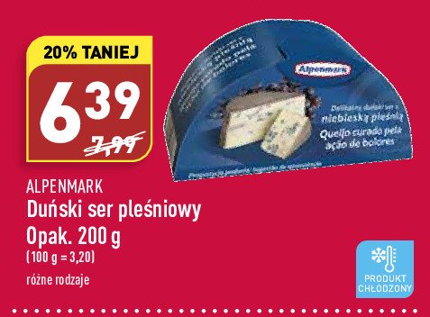 Ser z niebieską pleśnią Alpenmark promocje