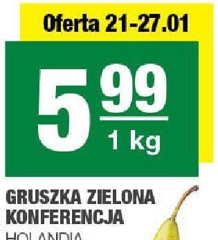 Gruszka zielona konferencja Holandia promocja w SPAR