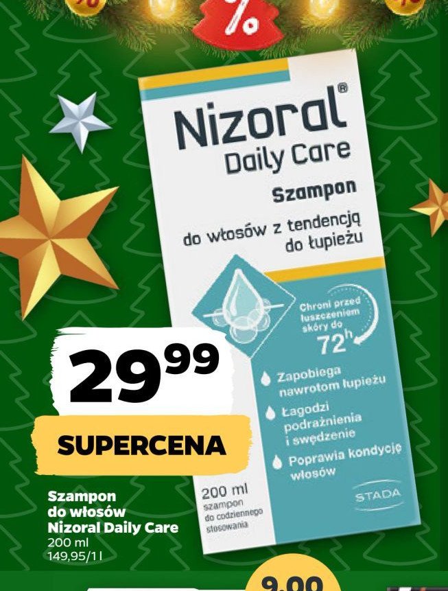 Szampon do włosów z łupiezem NIZORAL promocja w Netto