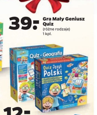 Mały geniusz - quiz - język polski Lisciani giochi promocja