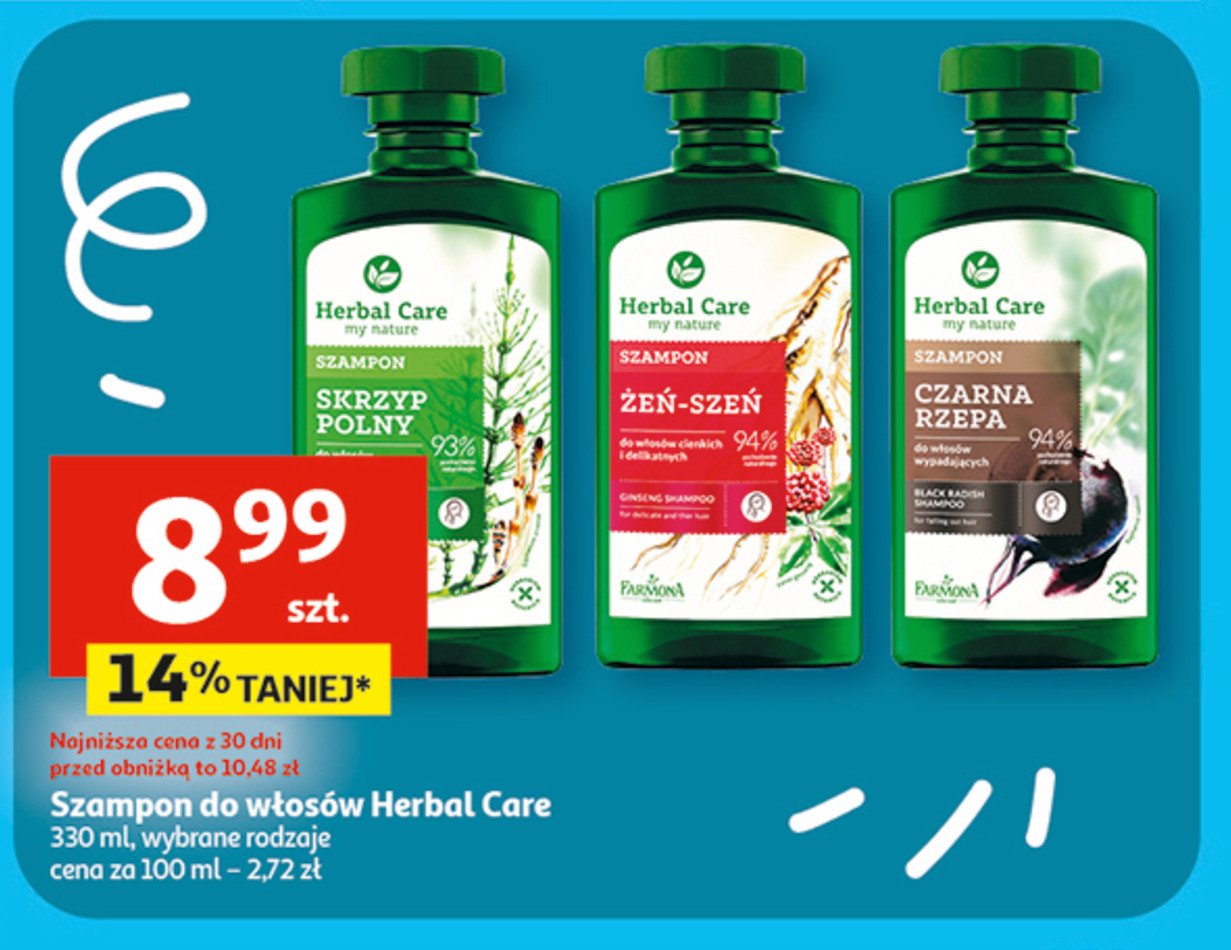 Szampon do włosów żen-szeń Farmona herbal care promocja