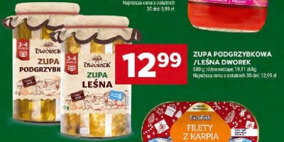 Zupa leśna Dworek promocja w Stokrotka