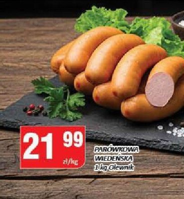 Kiełbasa Parówkowa Wiedeńska Olewnik promocja w Chorten