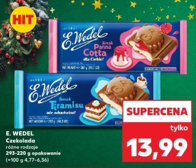 Czekolada różne rodzaje 293-220 g  promocja w Kaufland