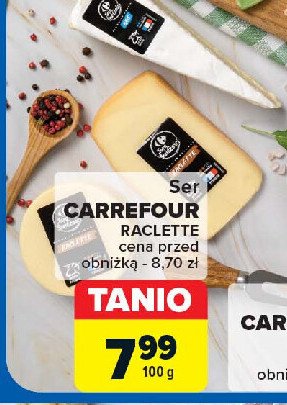 Ser raclette Carrefour promocja