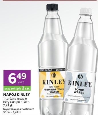 Napój Kinley Tonic Water promocja w Stokrotka