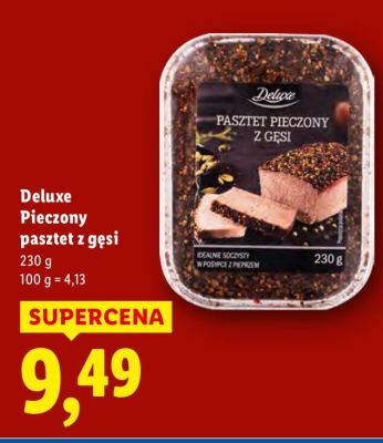 Pasztet pieczony z gęsi Deluxe promocja w Lidl