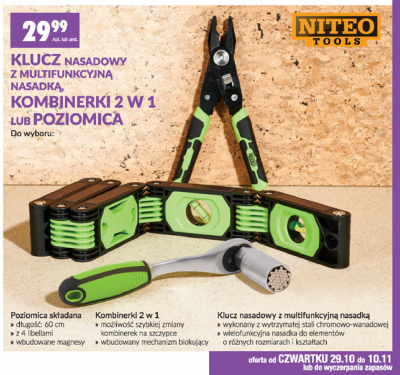 Kombinerki 2w1 Niteo tools promocja