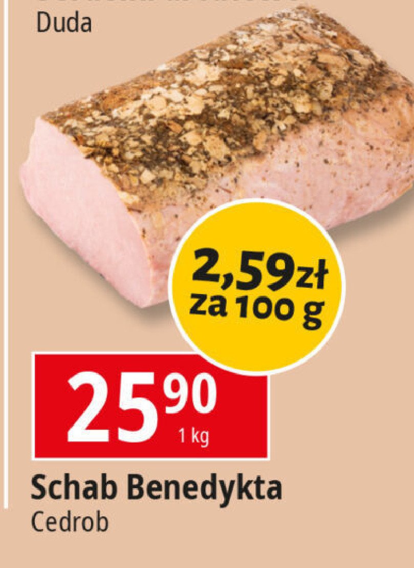 Schab benedykta Cedrob promocja