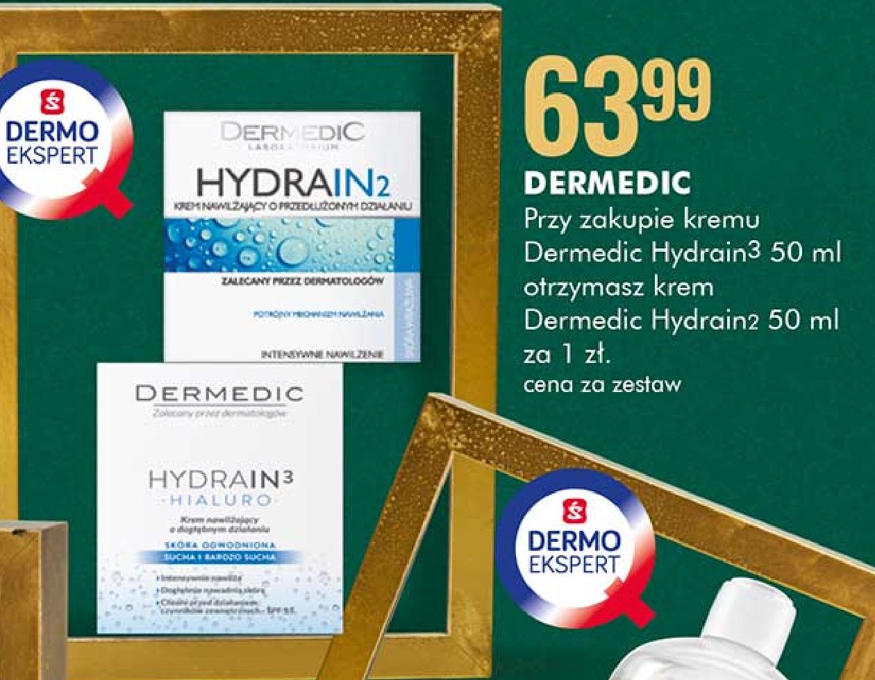 Krem do twarzy o dogłębnym działaniu Dermedic hydrain 3 promocja
