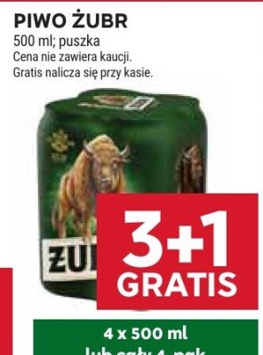 Piwo Żubr promocja w Stokrotka