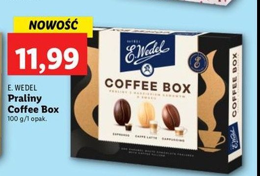 Bombonierka coffee box E. wedel promocje