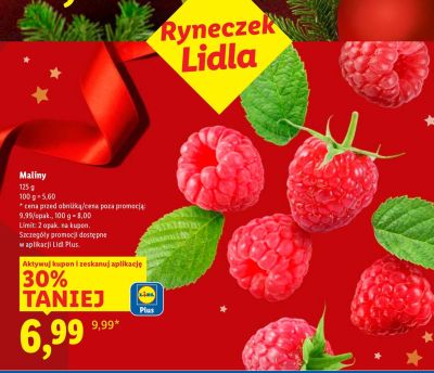 Maliny promocja w Lidl