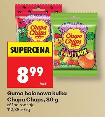 Guma balonowa kulka Chupa Chups różne rodzaje promocja w Biedronka