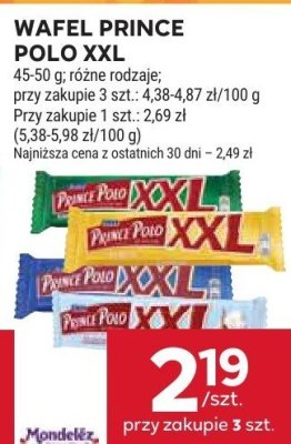 Wafel Prince Polo XXL promocja w Stokrotka