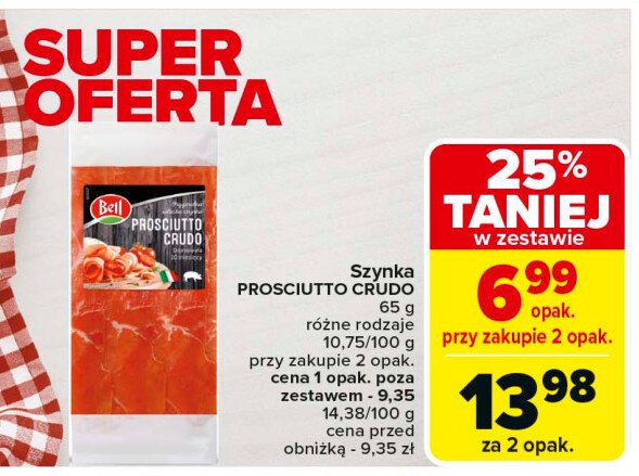 Prosciutto crudo Bell polska promocja