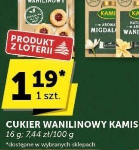 Cukier wanilinowy Kamis promocja w Groszek