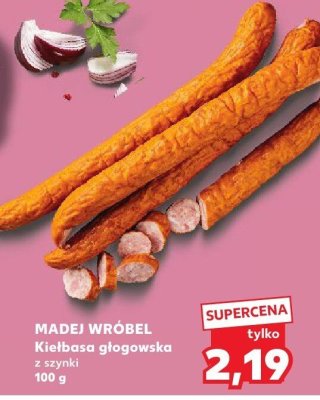 Kiełbasa głogowska z szynki promocja w Kaufland