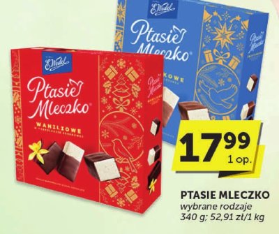 Ptasie mleczko E.Wedel promocja w Groszek